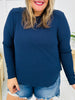 MOCO Exclusive Everyday Essential Long Sleeve Top In Navy