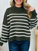 DOORBUSTER! Stripe Right Sweater- Multiple Colors!