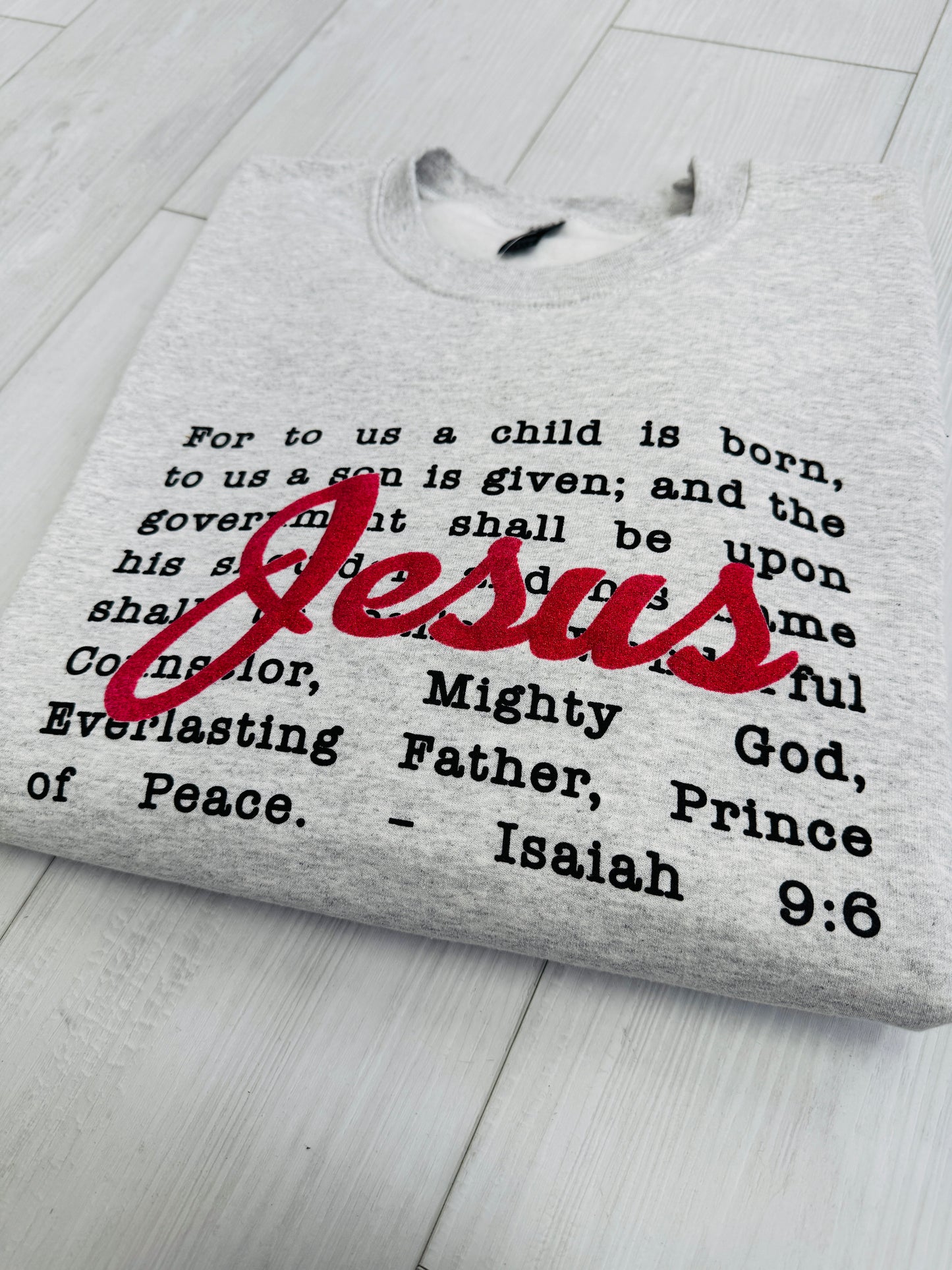 A Child Is Born Graphic Crewneck Sweatshirt