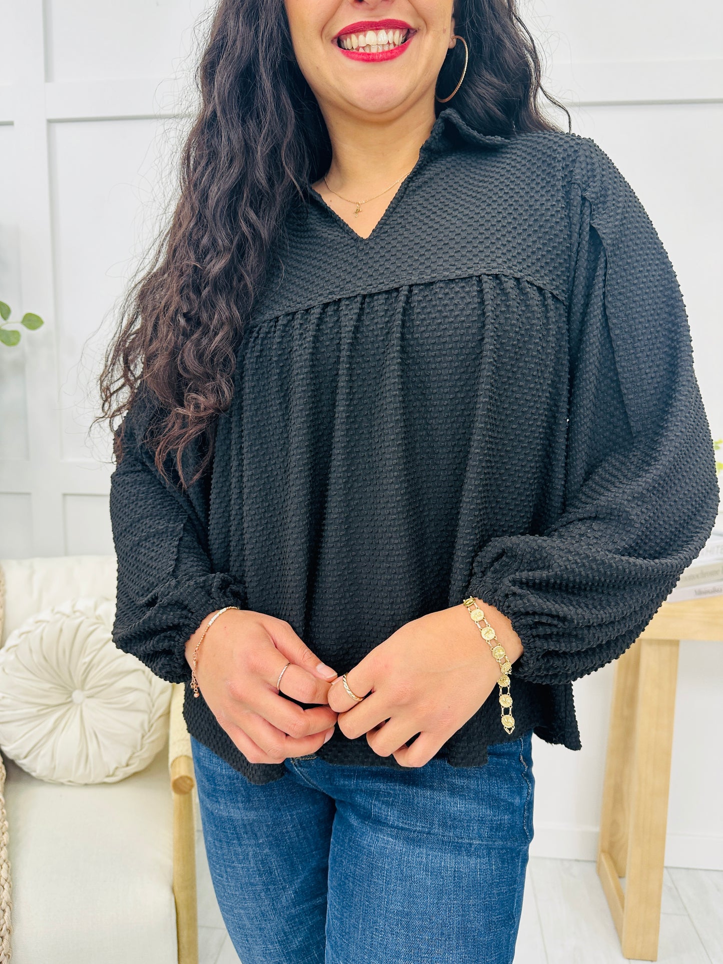 REG/CURVY Stay Elegant Long Sleeve Top- Multiple Colors!