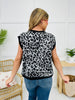 Prowling In Style Top in Grey/Black