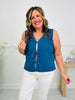 Delightfully Denim Tied Top