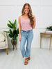 Simply Soft Floral Tank In Raspberry Pink