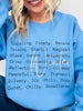 All Things Winter Graphic Crewneck Sweatshirt