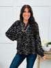 Midnight Confetti Blouse In Black