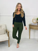 Easy Choice Leggings In Army Green