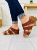 Studded Bliss Wedges In Whiskey