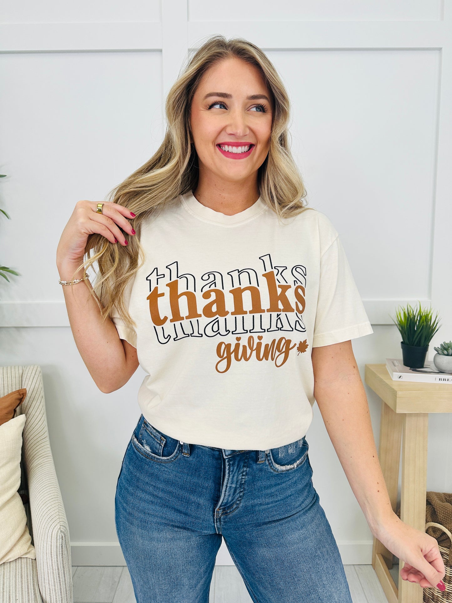 Thanksgiving Graphic Tee- Multiple Colors!