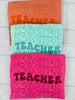 Teacher Graphic Long Sleeve Tee in Multiple Colors