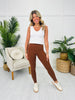 Pulse Rise Leggings in Coffee