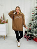 Snowy Gingerbread Graphic Crewneck Sweatshirt