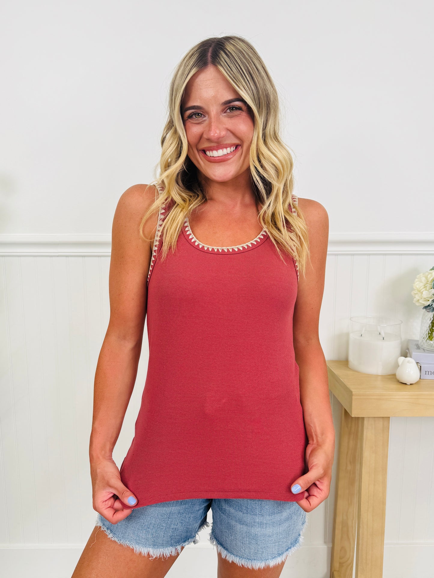 Whipstitch Weekend Tank Top In Multiple Colors