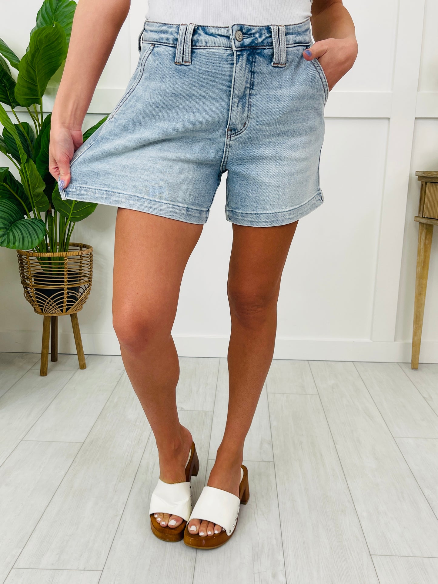 Judy Blue Classic Cutie Trouser Shorts