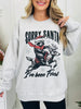 Sorry Santa, I've Been Feral Graphic Crewneck Sweatshirt
