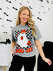 Boo-Jee Checkered Graphic Tee