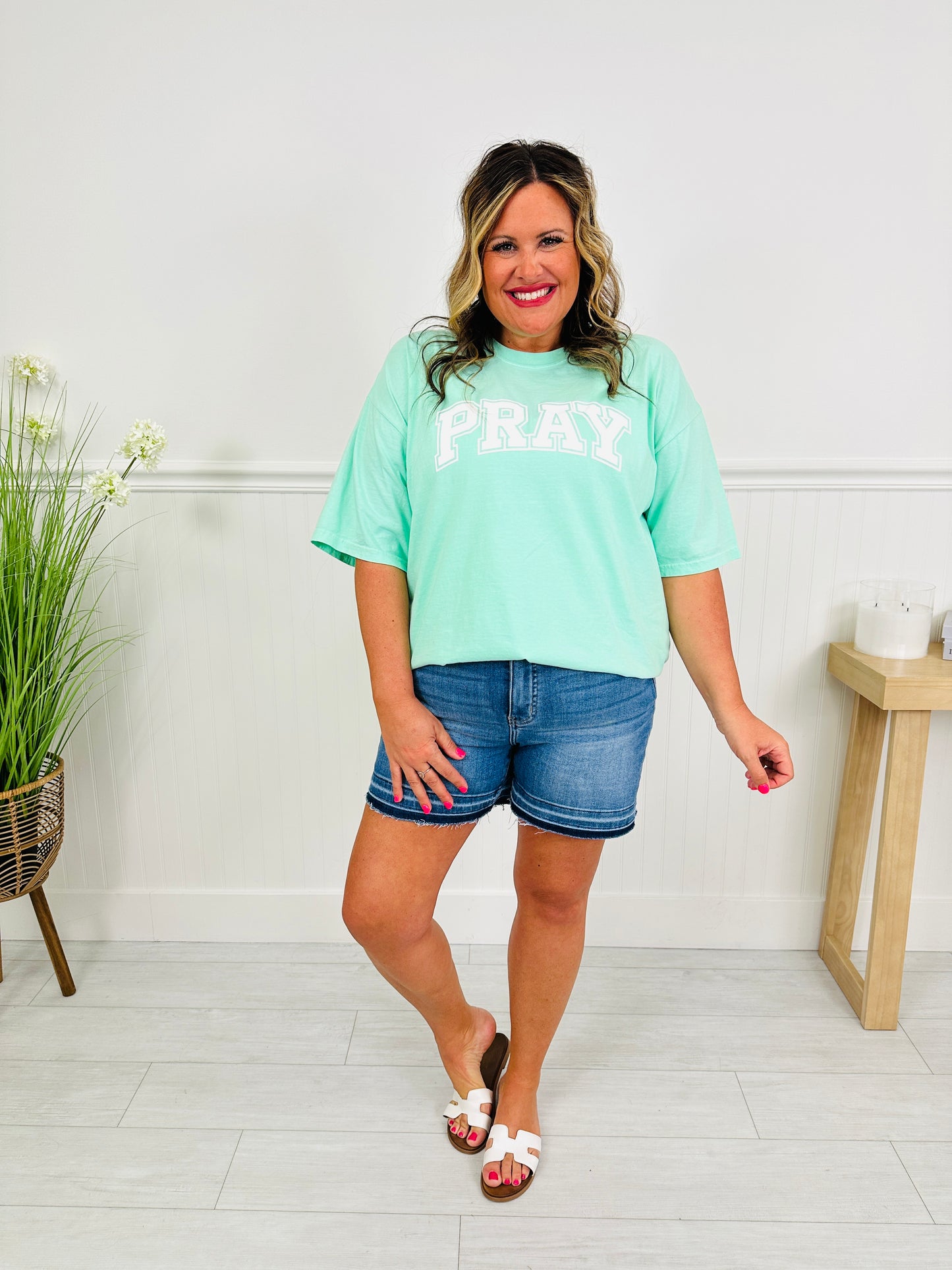 Pray Graphic Tee in Multiple Colors