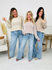 Dream of Me Tummy Control Slim Wide Leg Jeans