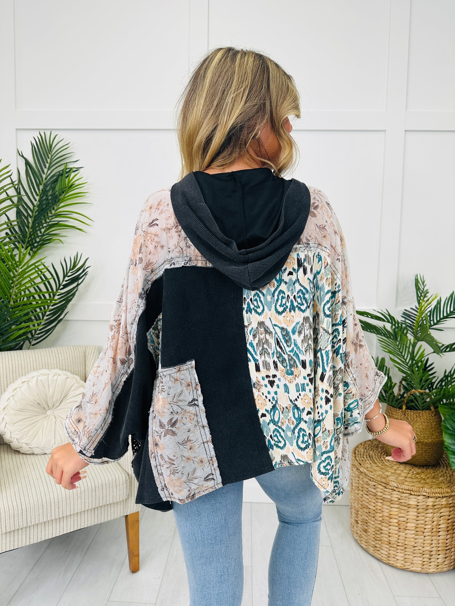 Dual Delight Pullover in Black