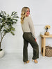 Olive On Repeat Tummy Control Straight Jeans