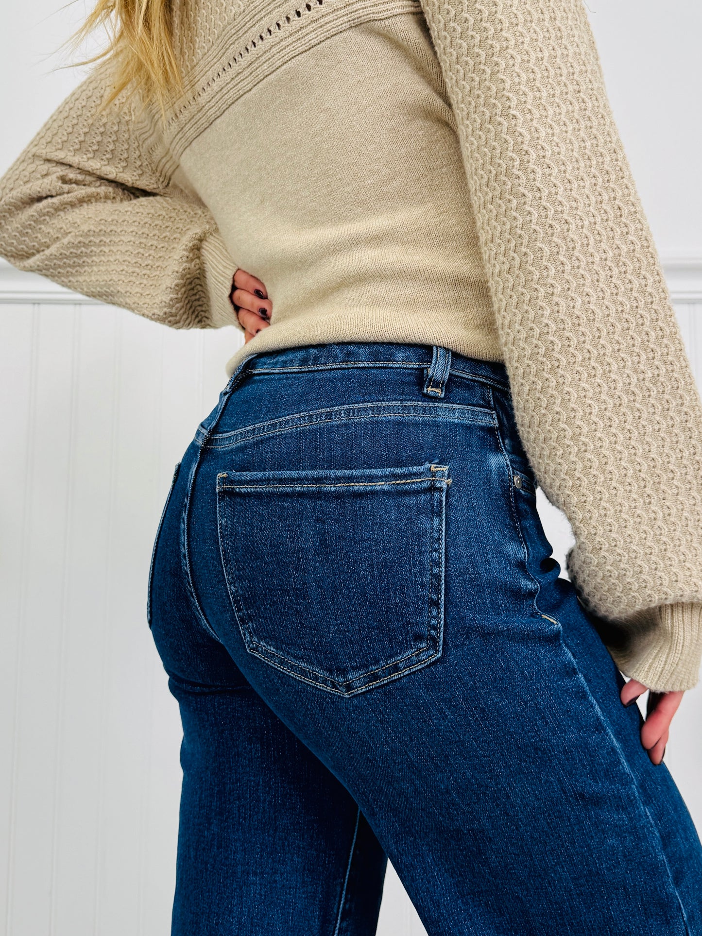 Seam To Impress Tummy Control Retro Wide Leg Jeans