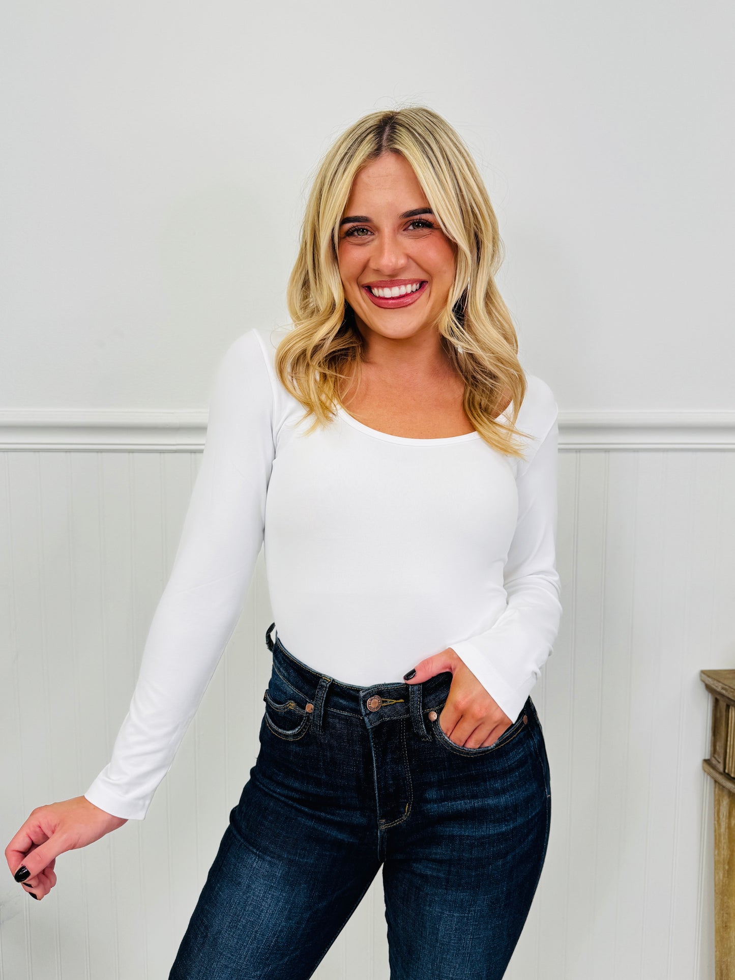 The Seamless Scoop Top In Multiple Colors