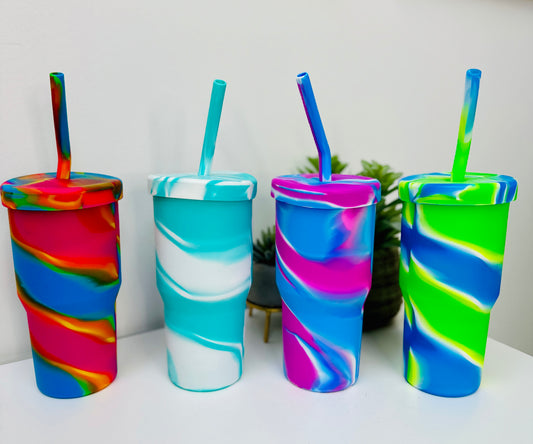 30oz Silicone Tie Dye Cup- Multiple Colors!