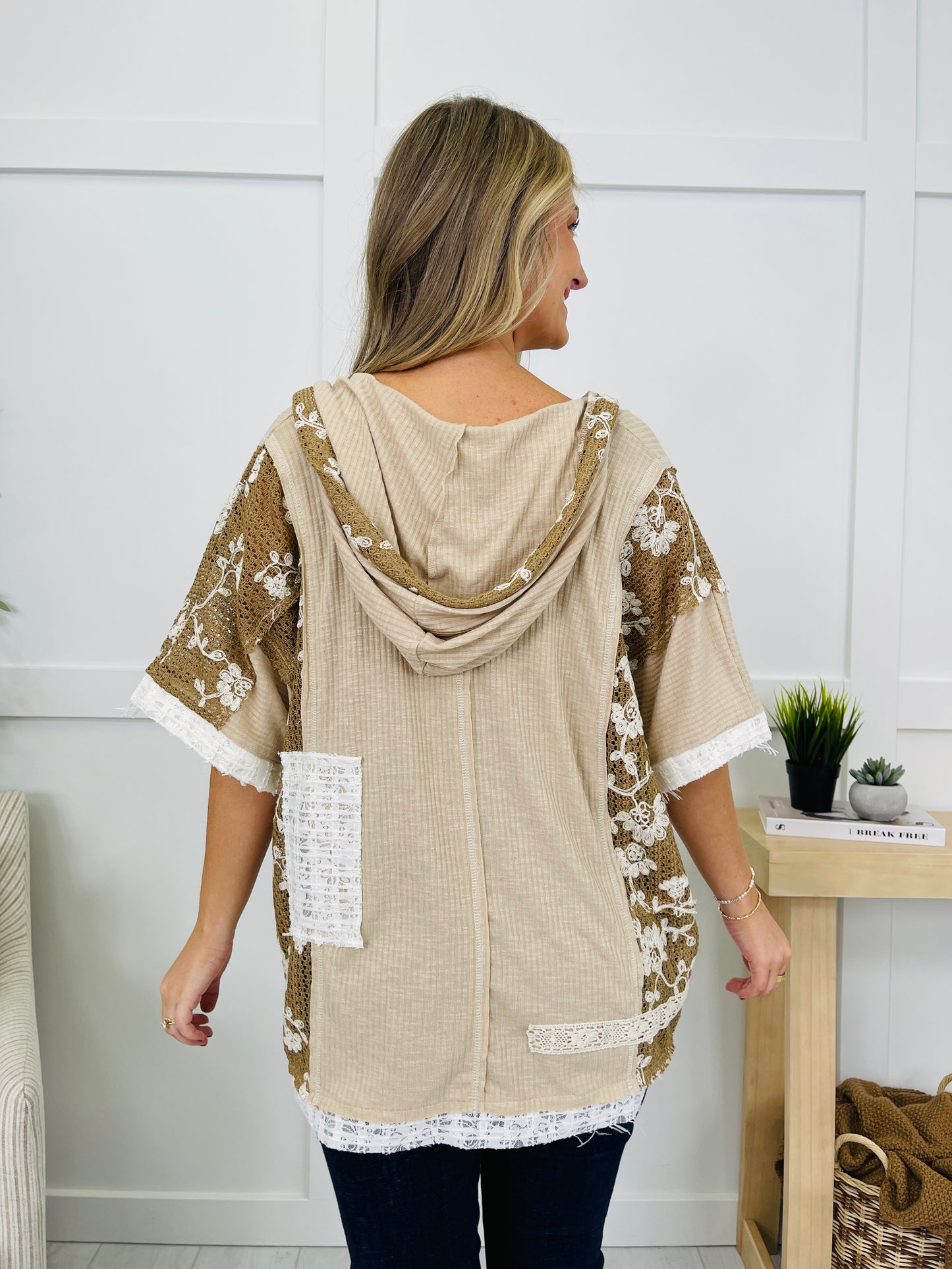 Pieces Of Home Pullover in Wheat Beige