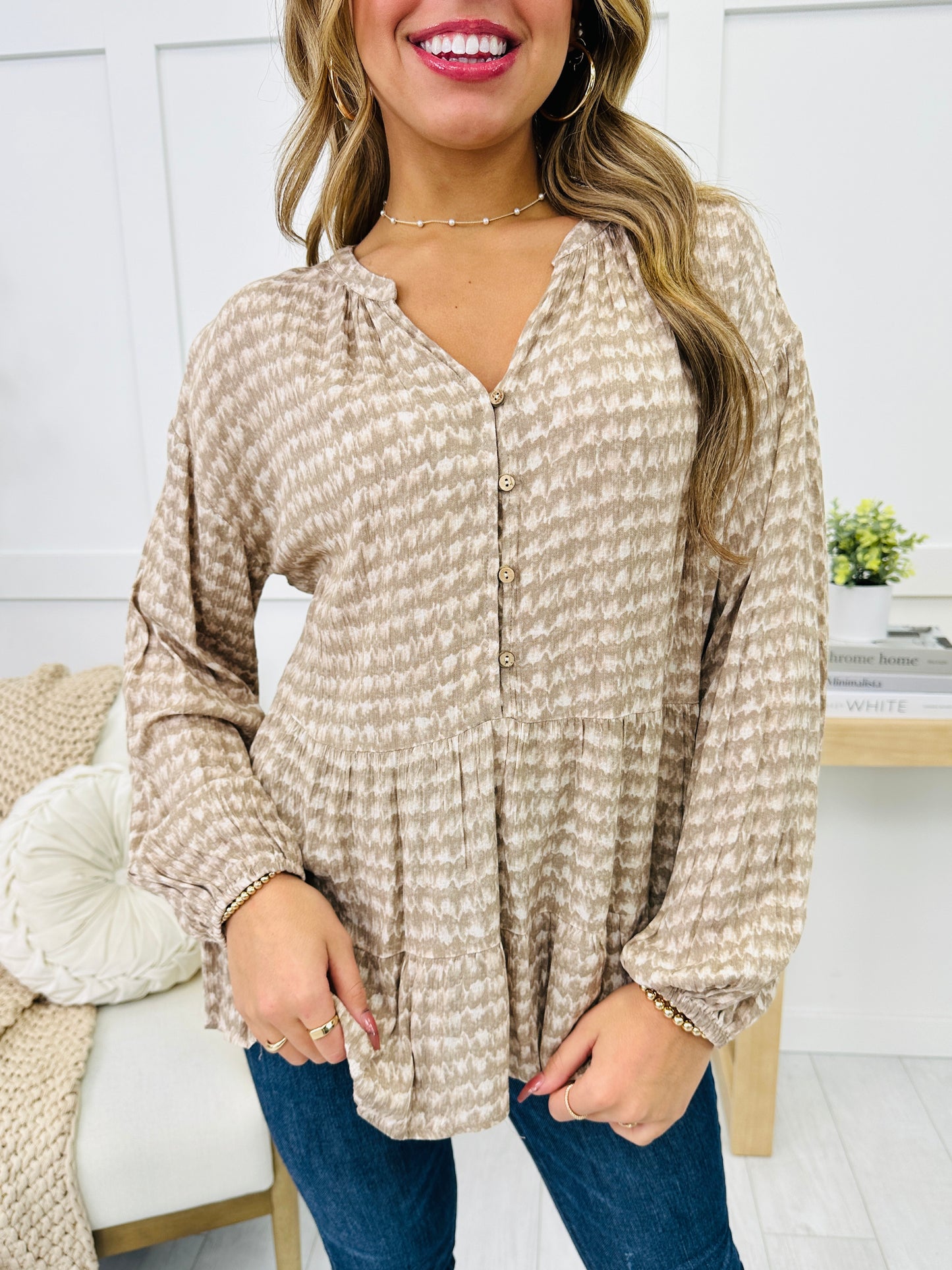 REG/CURVY Whispered Breeze Top