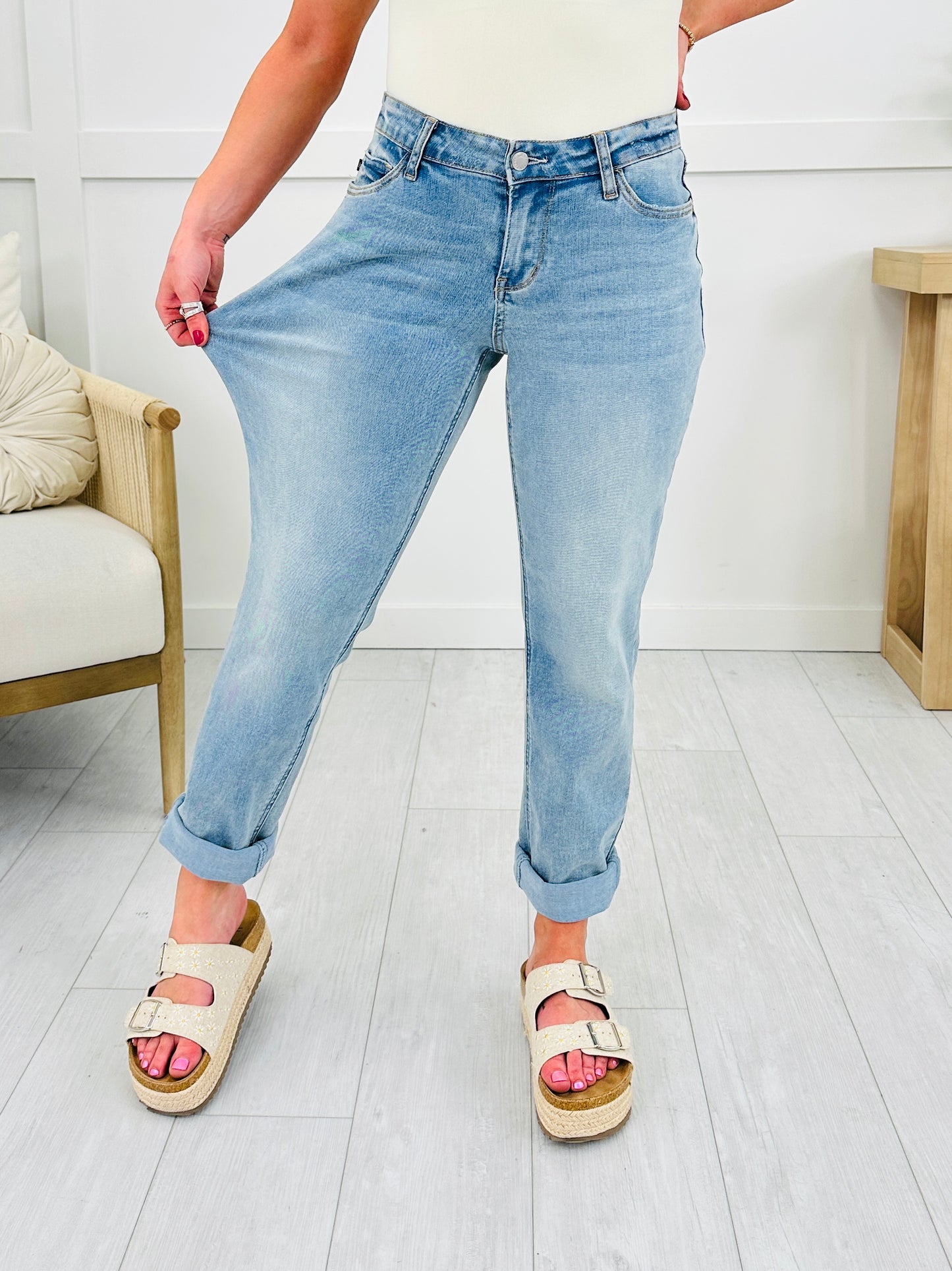 Judy Blue Keep Your Cool Boyfriend Jeans