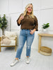 Lovervet Distressed to Impress Cropped Flare Jeans in Reg/Curvy