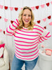 Smitten In Stripes Sweater