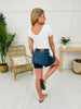 Judy Blue Old School Cool Dad Shorts