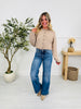 Just Four You Tummy Control Wide Leg Jeans in Four Inseams