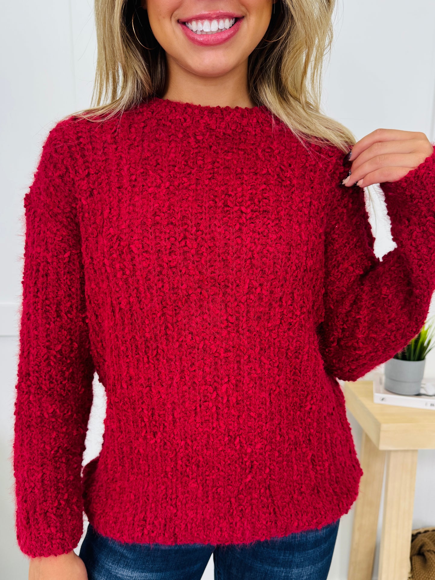 DOORBUSTER! Threaded Thoughts Sweater- Multiple Colors!