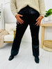 Judy Blue Faux the Record Tummy Control Faux Leather Bootcut Pants in Reg/Curvy