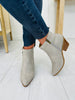 Bold Boundaries Booties In Light Grey