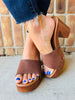 Sunset Strolls Heels In Brown