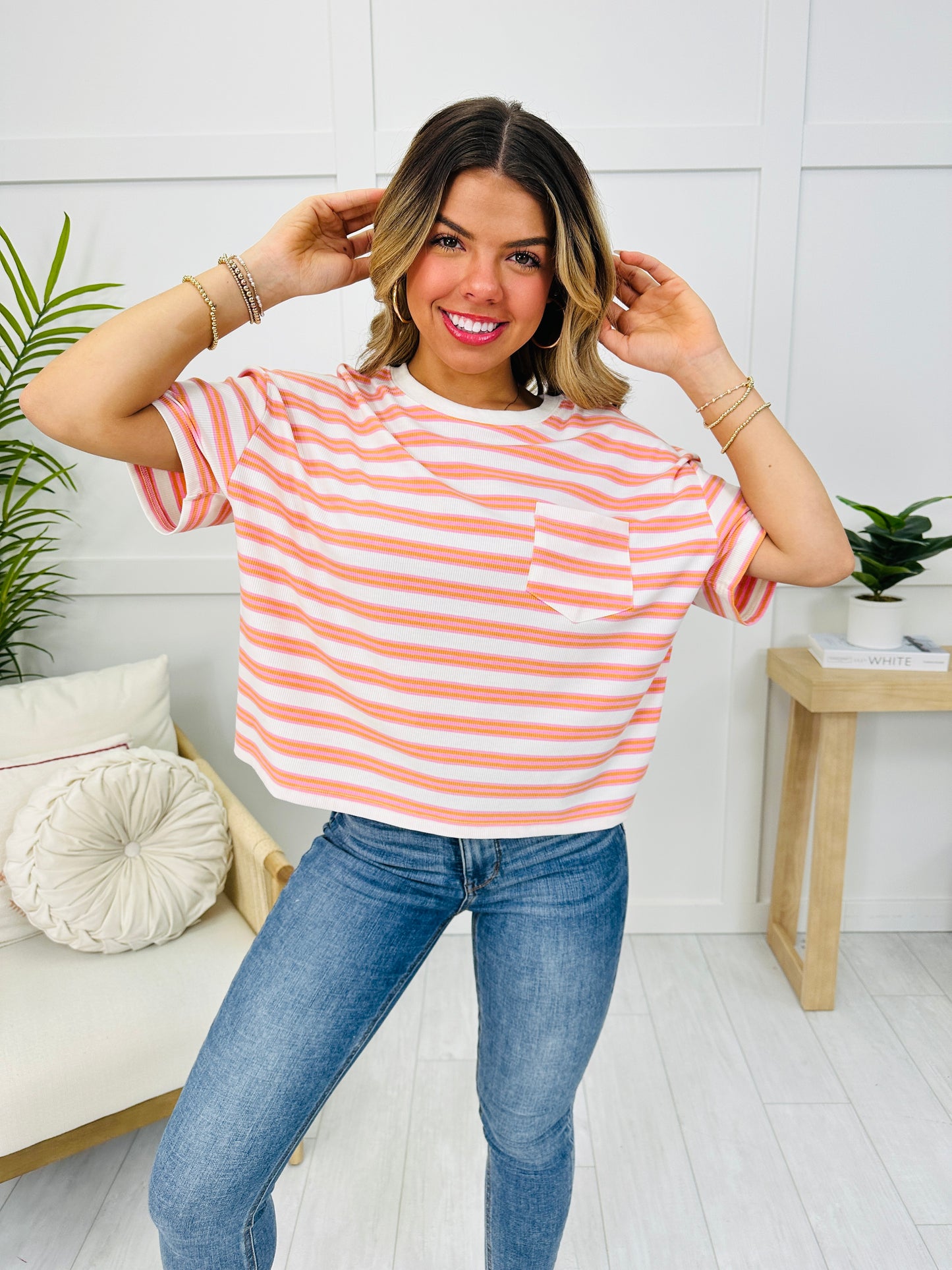 Striped In Style Top