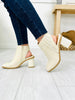 Frame Out Booties in Bone
