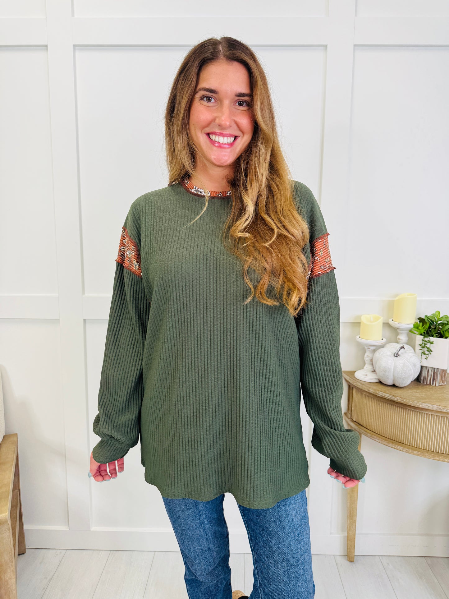 Earthbound Ease Top In Olive