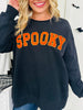 Spooky Chenille Patch Crewneck Sweatshirt