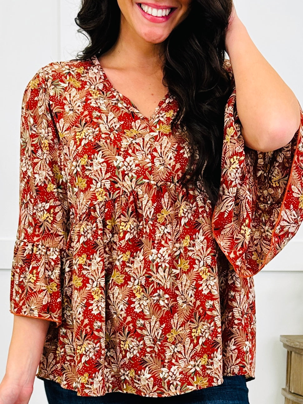 The Blooming Days Top In Rust