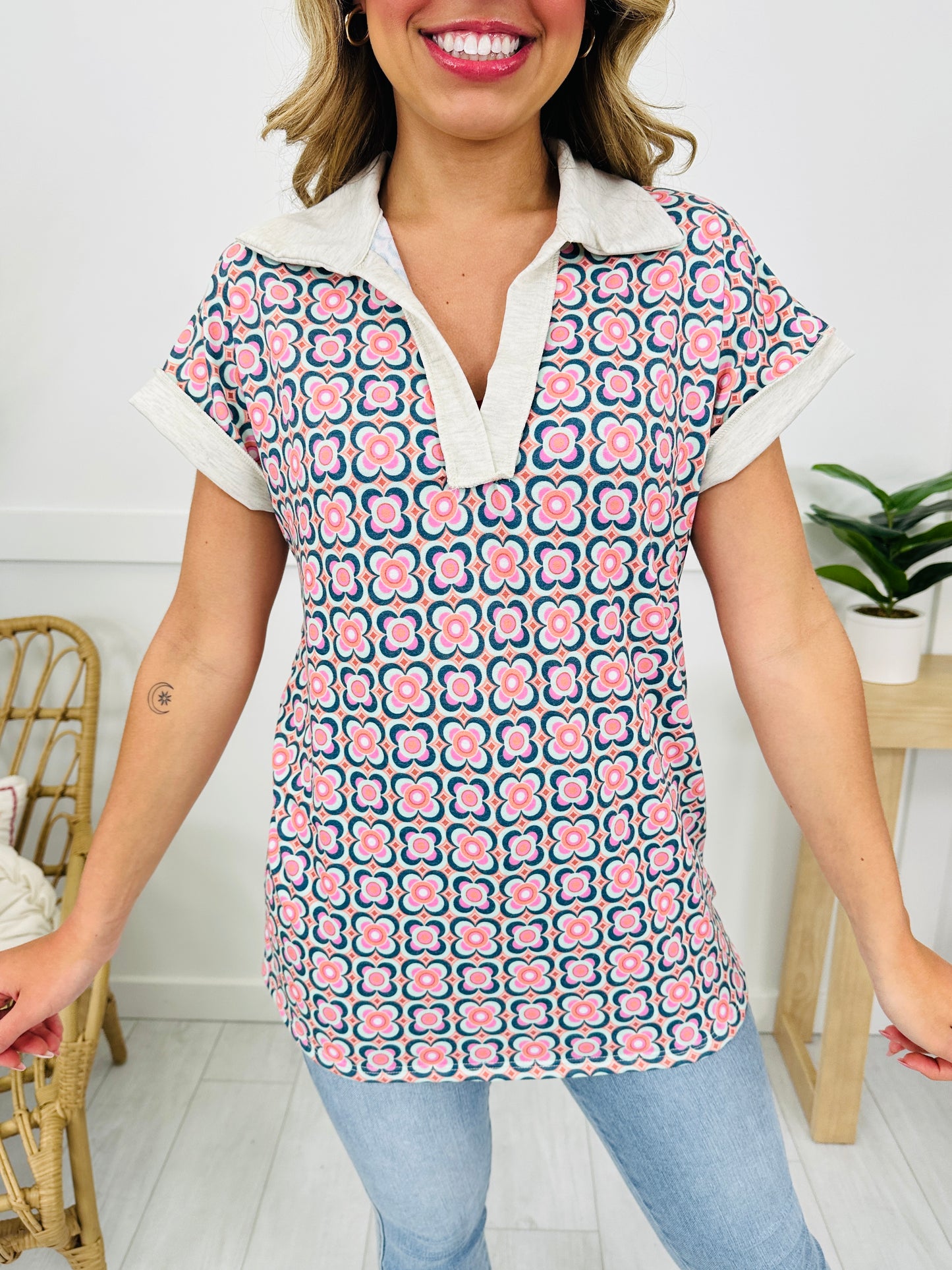 Floral Fizz Top