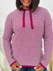 Sweet On Repeat Pullover in Dark Magenta