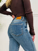 Judy Blue Endless Style Tummy Control Ankle Straight Jeans In Regular And Petite