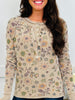 Wildflower Weekend Top In Mocha