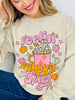 Feelin Pumpkin Spicy Graphic Crewneck Sweatshirt