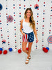 Stars and Stripes Forever Tummy Control Shorts