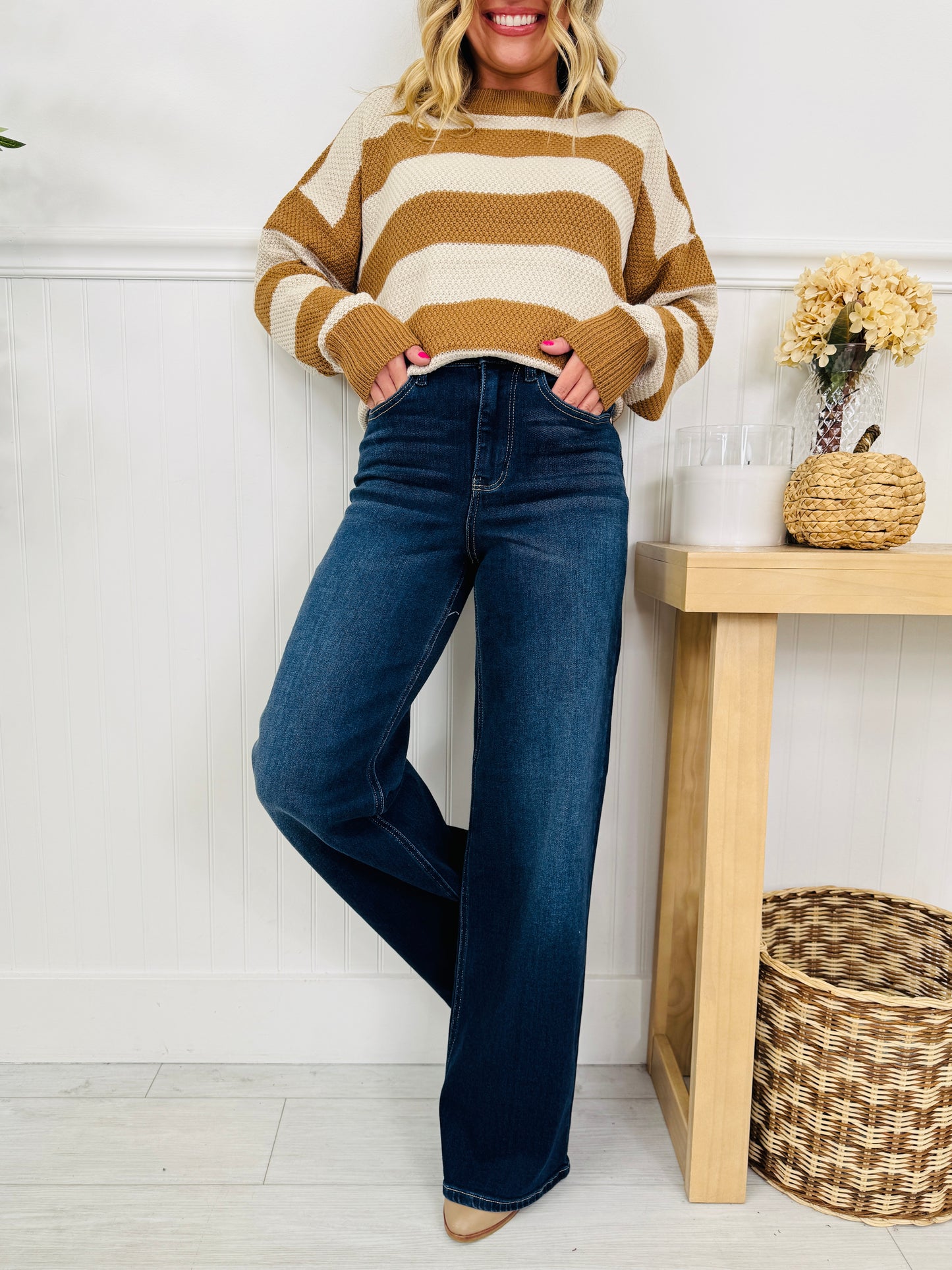 Judy Blue Elevated Essentials Retro Wide Leg Jeans In Regular And Petite