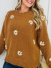 Rustic Blossom Sweater